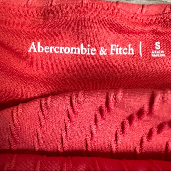 Abercrombie & Fitch Bikini High-Waist - Coral Size Small - Picture 7 of 11